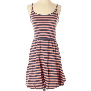 Pink & Navy Stripped Spaghetti strap Sundress